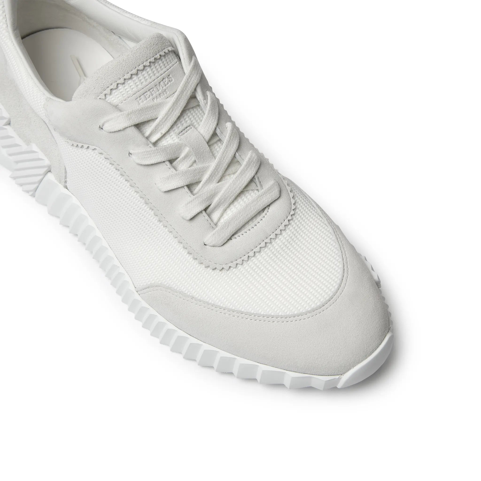 Top view of Hermès Paris Bouncing Sneaker Triple White